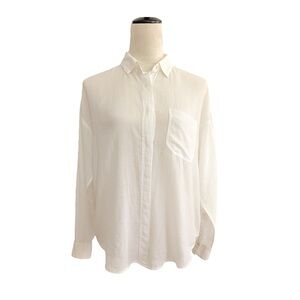 Scotch & Soda Cream Button-Up Shirt